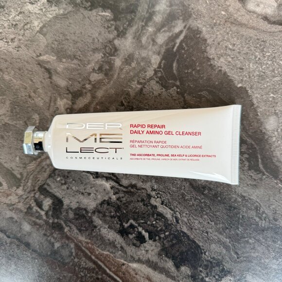 Dermelect Rapid Repair Daily Amino Gel Cleanser Full Size 4 oz PH Balanced Vegan - Picture 1 of 8